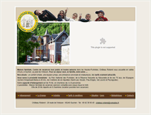 Tablet Screenshot of chateau-rolland.com